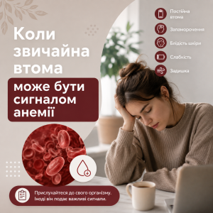 Коли звичайна втома може бути сигналом анемії Коли звичайна втома може бути сигналом анемії