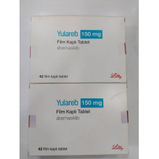 ВЕРЗЕНІО/VERZENIO, ЮЛАРЕБ/Yulareb ( abemaciclib/абемацикліб) 50,100,150 mg 42 caps.