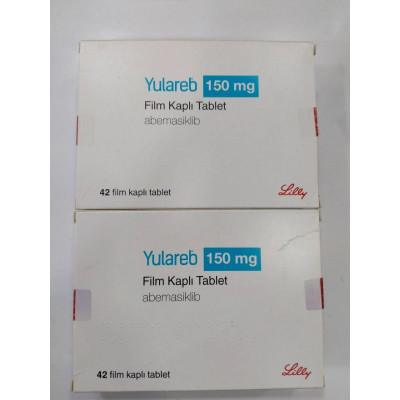 ВЕРЗЕНІО/VERZENIO, ЮЛАРЕБ/Yulareb ( abemaciclib/абемацикліб) 50,100,150 mg 42 caps.