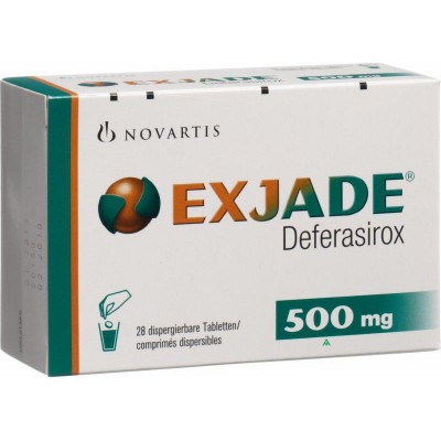 Ексіджад (деферазірокс) 500 мг 28 таб NOVARTIS Швейцарія