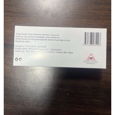 ZAVICEFTA / ЗАВИЦЕФТА 2/0,5 G INF SOL. (Avibactam, Ceftazidime/Авибактам, цефтазидим) PFIZER ZAVICEFTA / ЗАВИЦЕФТА 2/0,5 G INF SOL. (Avibactam, Ceftazidime/Авибактам, цефтазидим) PFIZER