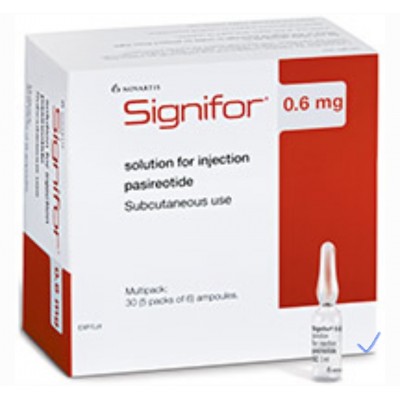 SIGNIFOR / СИГНИФОР 0.9 MG 1 ML 60 AMP.  (Pasireotide / Пасиреотид )