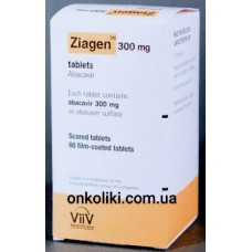 ZIAGEN / ЗИАГЕН 300 MG 60 FTB. (Abacavir / Абакавир) GLAXO SMITHKLIN